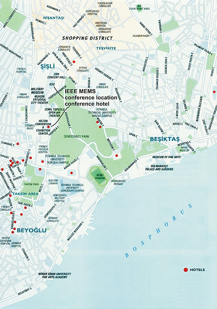 Istanbul Conference Valley Map